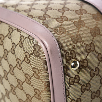 Gucci Monogram Medium Joy Boston Light Pink 14 of 17