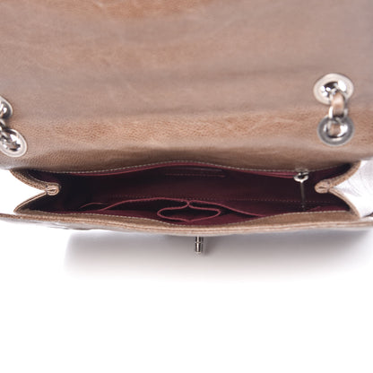 Chanel Crumpled Grained Calfskin Medium CC Crave Flap Brown 5 of 10