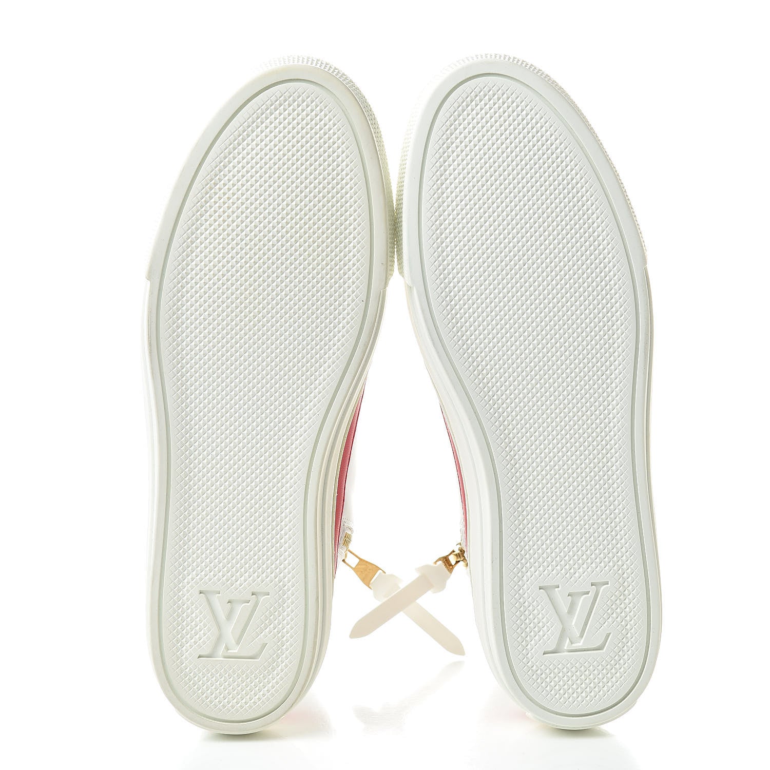 Louis Vuitton Calfskin LV Stellar Sneaker Boots 38 White Framboise 5 of 9