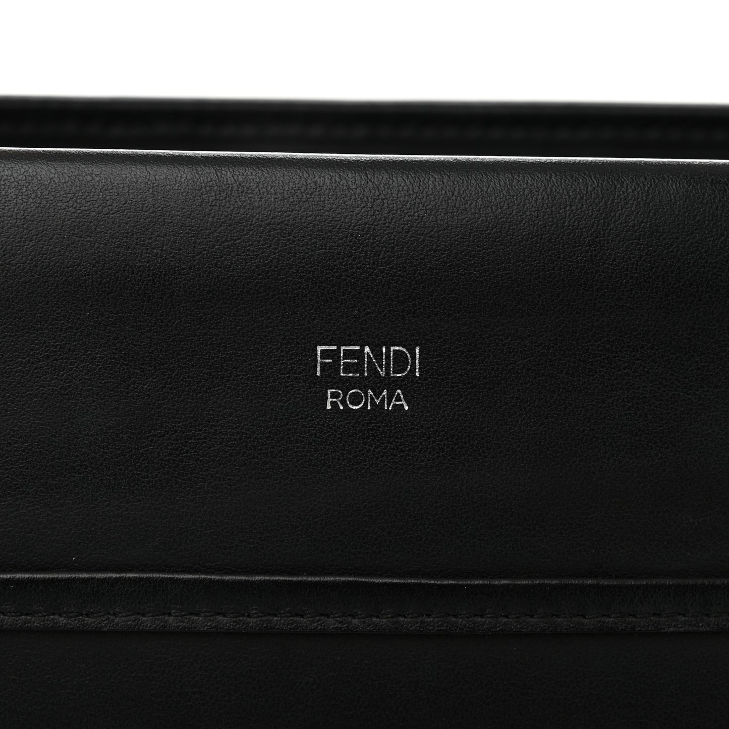 Vitello Century Opaco F is Fendi Regular Runaway Satchel Black