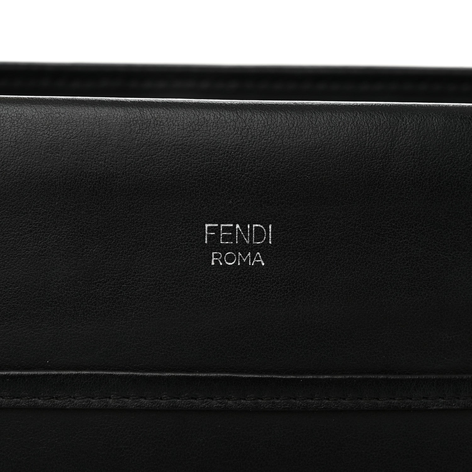Fendi Vitello Century Opaco F is Fendi Regular Runaway Satchel Black 6 of 12
