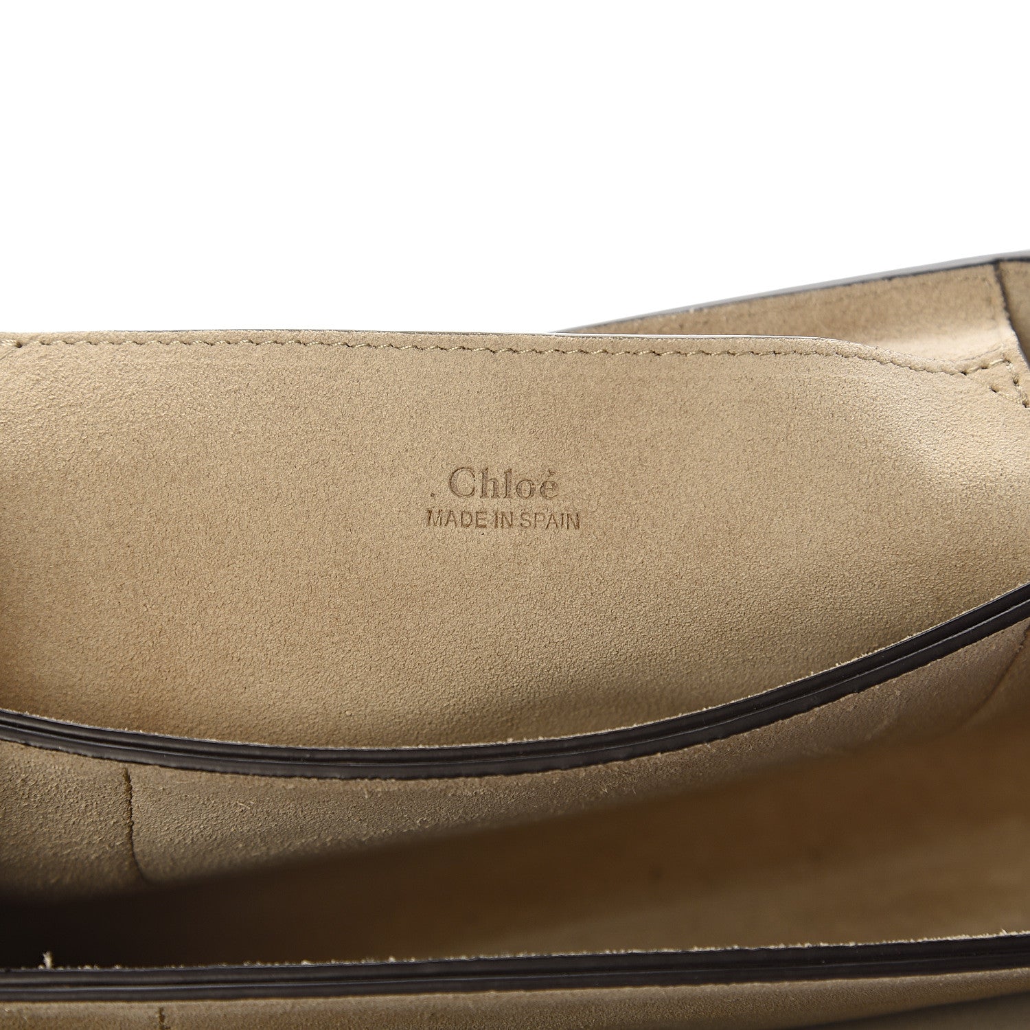 Chloe Suede Calfskin Small Faye Shoulder Bag Motty Grey 5 of 8