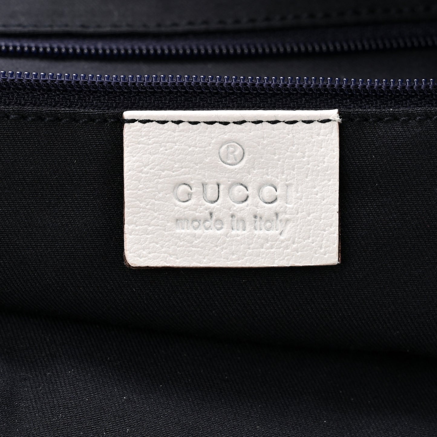 Textured Calfskin Abbey Tote  White