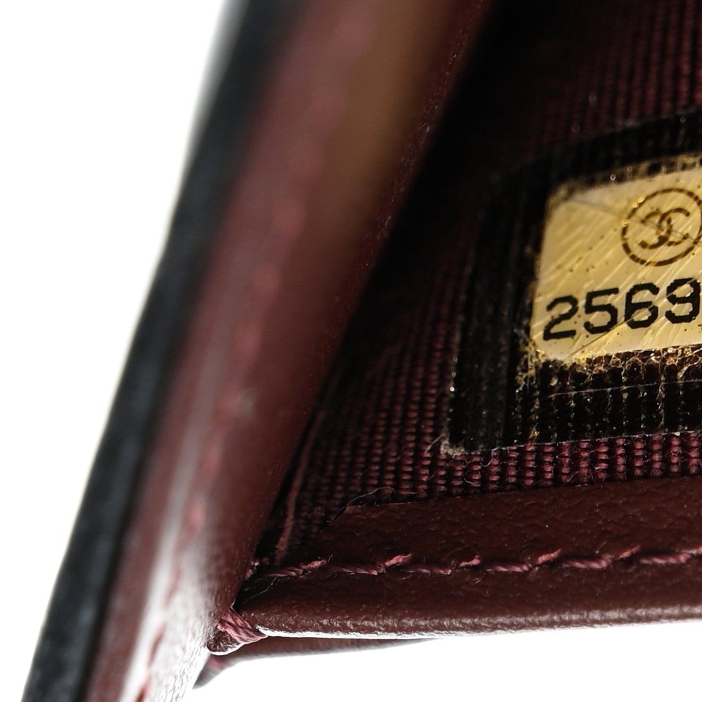 Aged Calfskin Quilted Reissue Compact Wallet Black