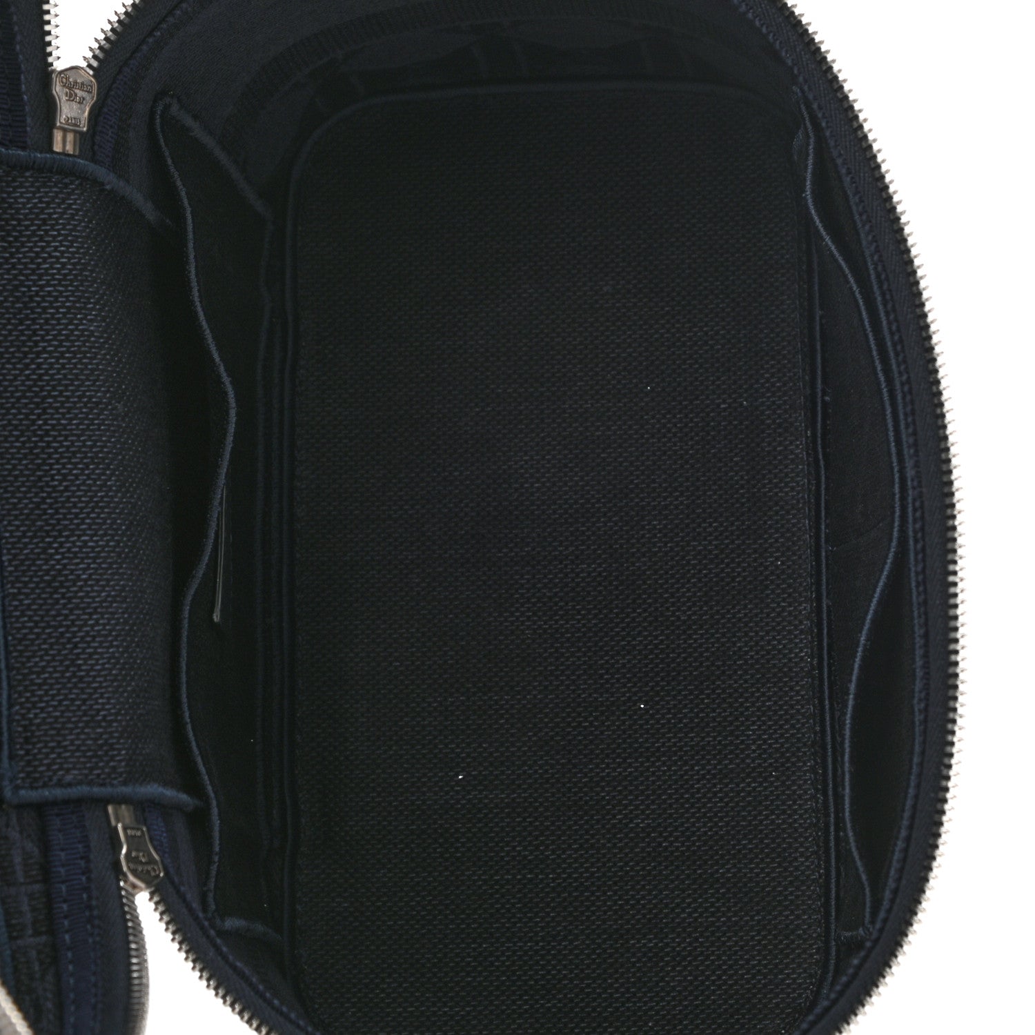 Christian Dior Velvet Cannage Diortravel Vanity Case Blue 8 of 8