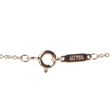 Tiffany 18K Yellow Gold Small Oval Key Pendant Necklace 6 of 7