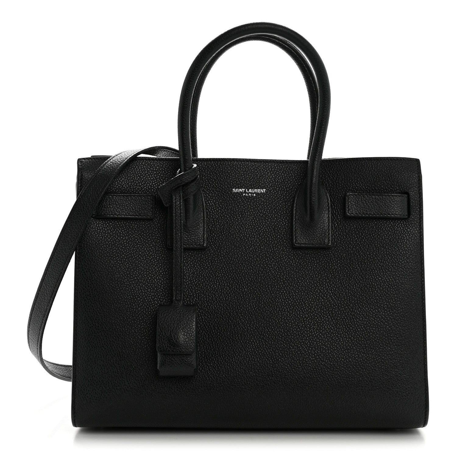 Saint Laurent Grained Calfskin Baby Sac De Jour Black 1 of 18