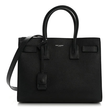 Saint Laurent Grained Calfskin Baby Sac De Jour Black 1 of 18