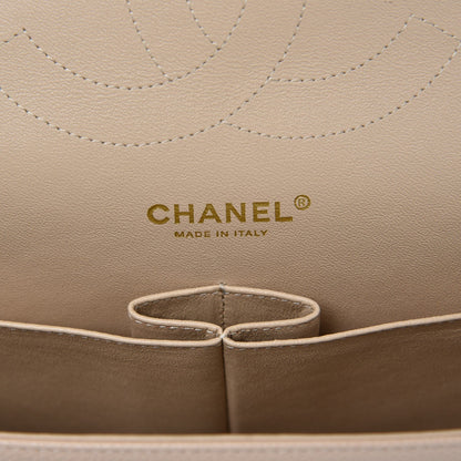 Chanel Caviar Quilted Jumbo Double Flap Light Beige 7 of 10
