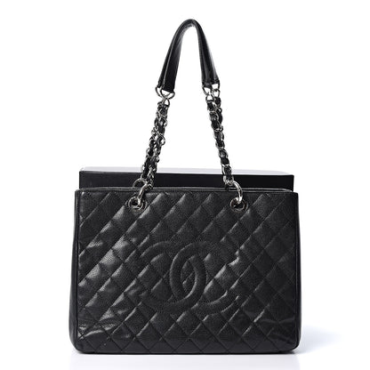 Chanel Caviar Quilted Grand Shopping Tote GST Black 11 of 11