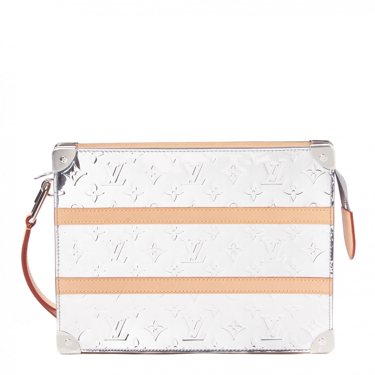 Louis Vuitton Monogram Mirror Trunk Pouch Silver 1 of 9