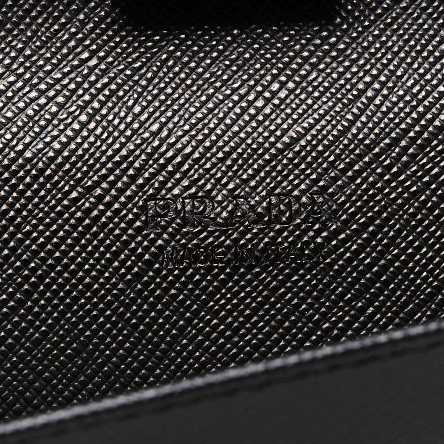 Saffiano Metal Large Zip Around Travel Wallet Black Rubino