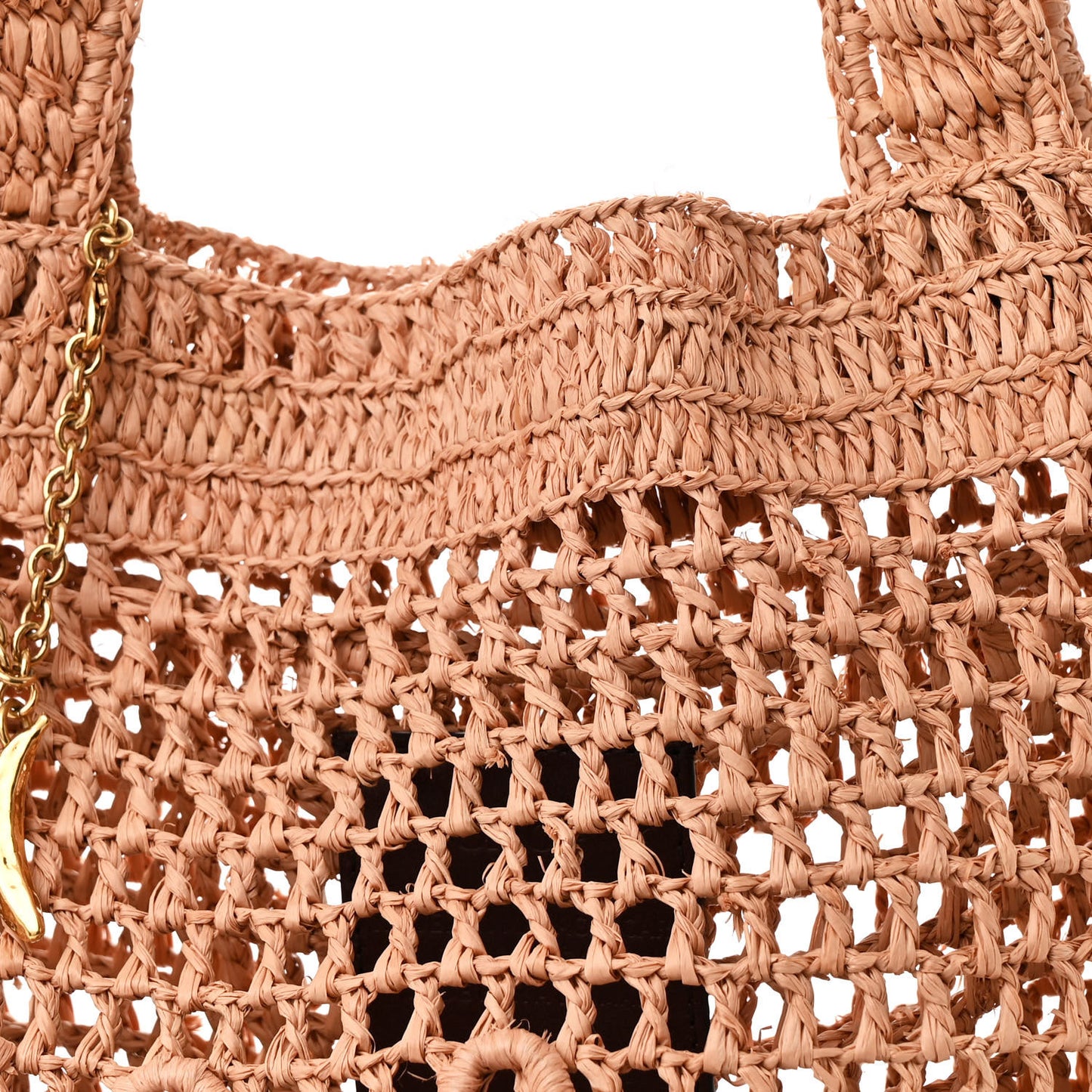 Raffia Summer Banana Tote Summery Beige