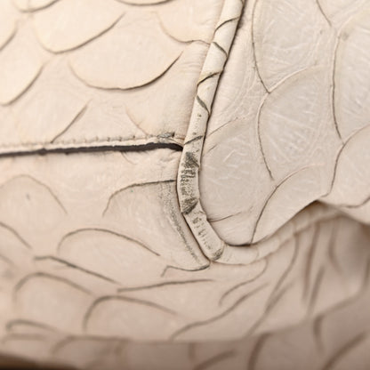 Mulberry Silky Snake Print Oversized Alexa Pebbled Beige Pink 20 of 21
