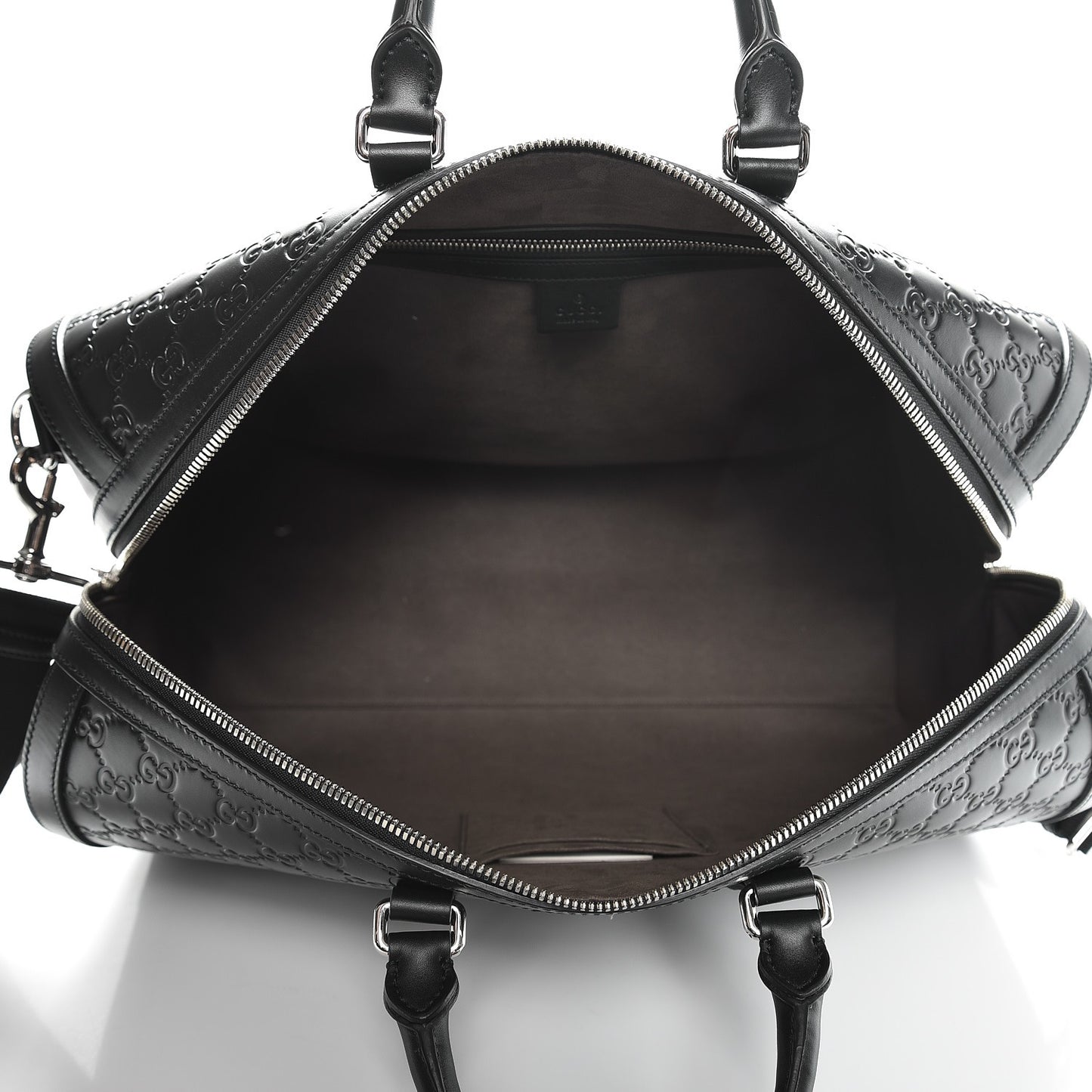 Guccissima Signature Medium Duffle Black