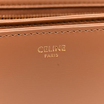 Celine Shiny Calfskin Medium Triomphe Bronze 8 of 15