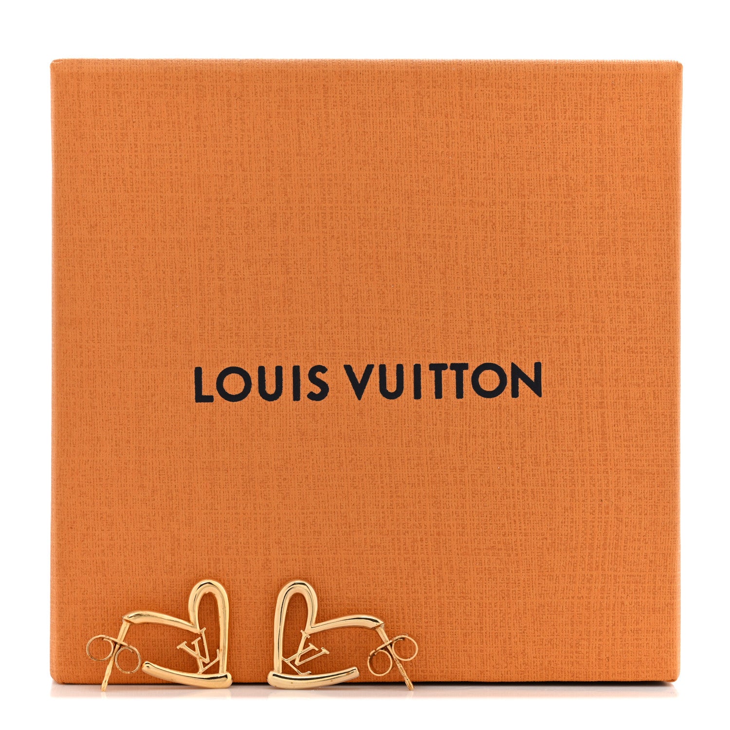 Louis Vuitton Fall In Love Heart Earrings PM Gold 6 of 6