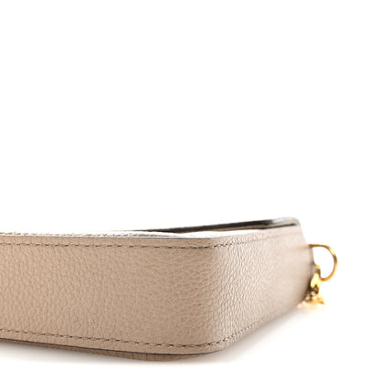 Louis Vuitton Empreinte Monogram Giant Felicie Pochette Tourterelle Creme 10 of 11