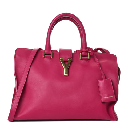 Saint Laurent Calfskin Small Classic Y Cabas Fuchsia 1 of 4