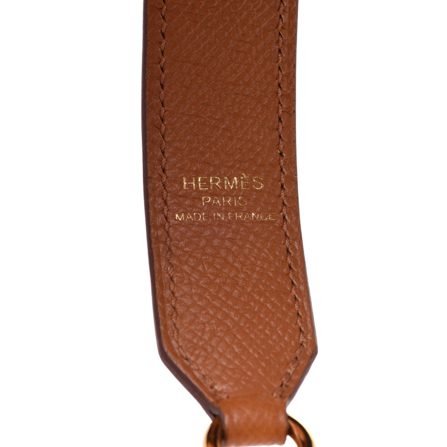 Epsom 25mm Tressage Shoulder Strap Black Craie Gold