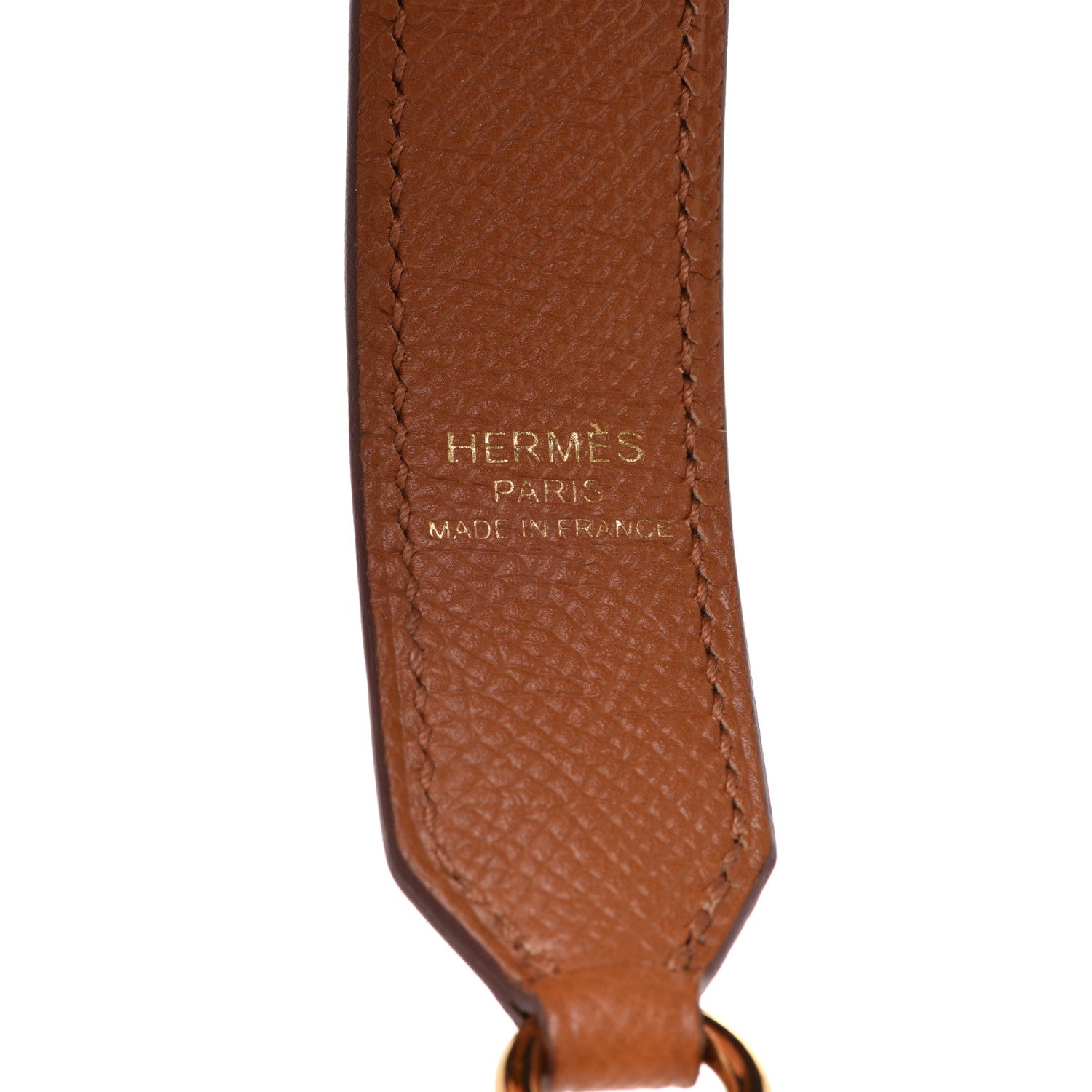 Hermes Epsom 25mm Tressage Shoulder Strap Black Craie Gold 5 of 6