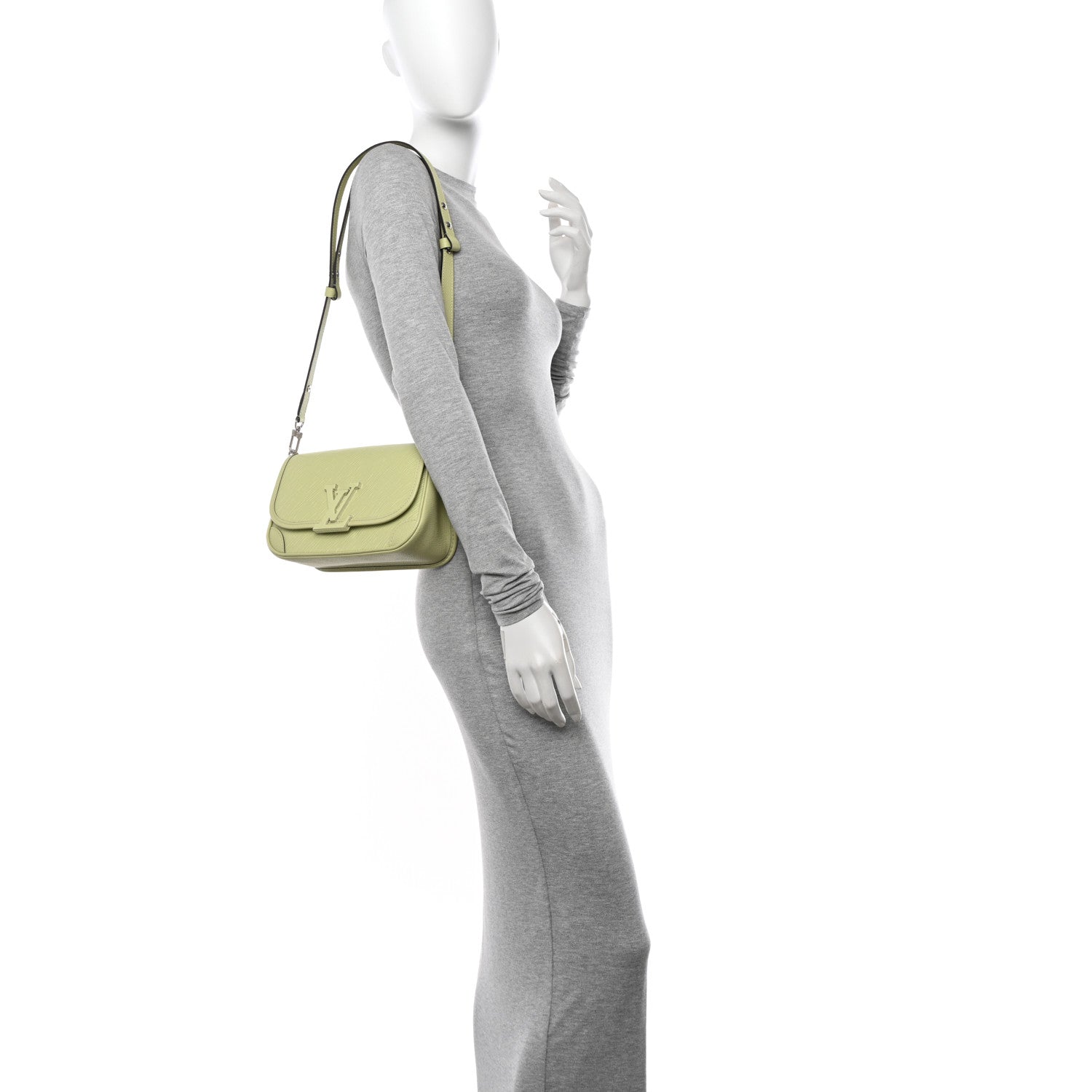 Louis Vuitton Epi Buci Crossbody Light Green 2 of 9