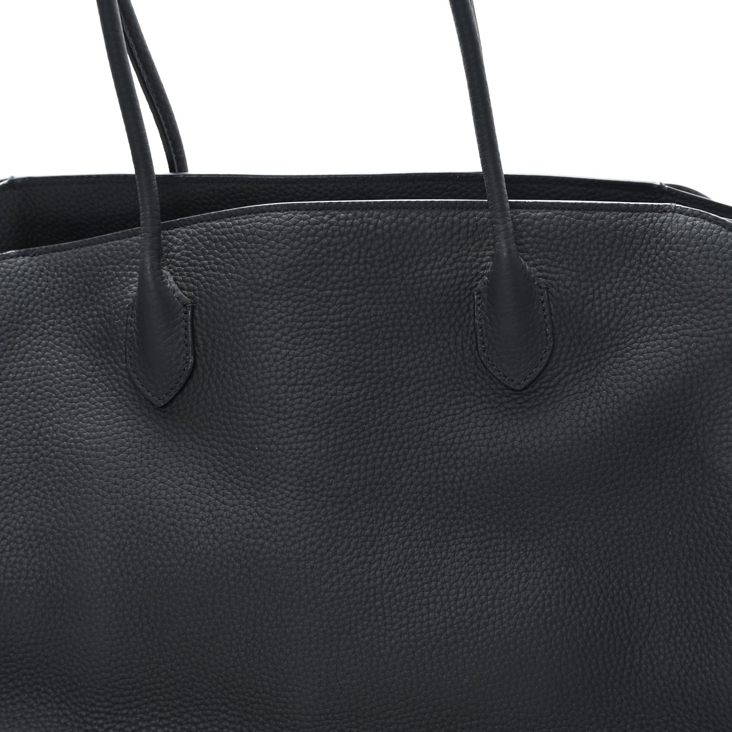 Matte Grained Calfskin Marlo 17 Black