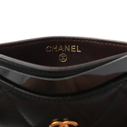 Chanel Lambskin Quilted Card Holder Black 6 of 9
