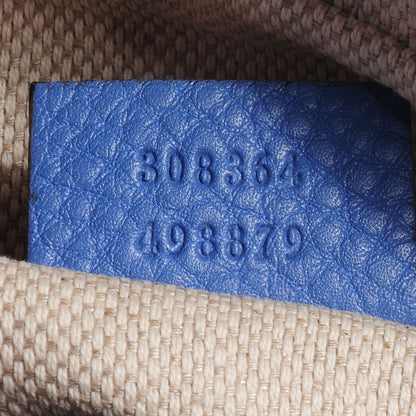 Gucci Pebbled Calfskin Small Soho Disco Bag Periwinkle 7 of 7