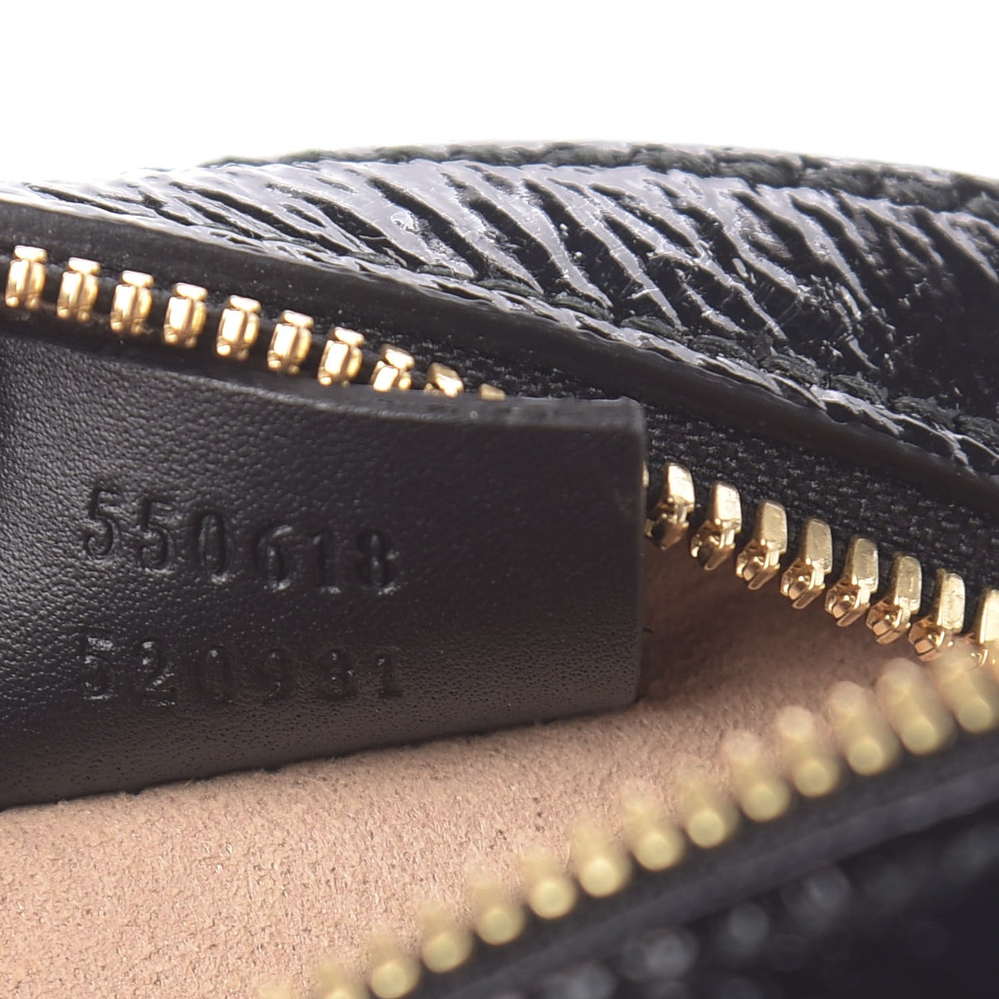 Suede Patent Web Mini Ophidia Round Shoulder Bag Black