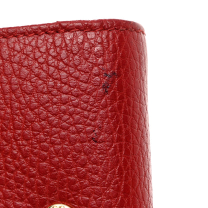 Gucci Dollar Calfskin GG Marmont Wallet Hibiscus Red 10 of 13