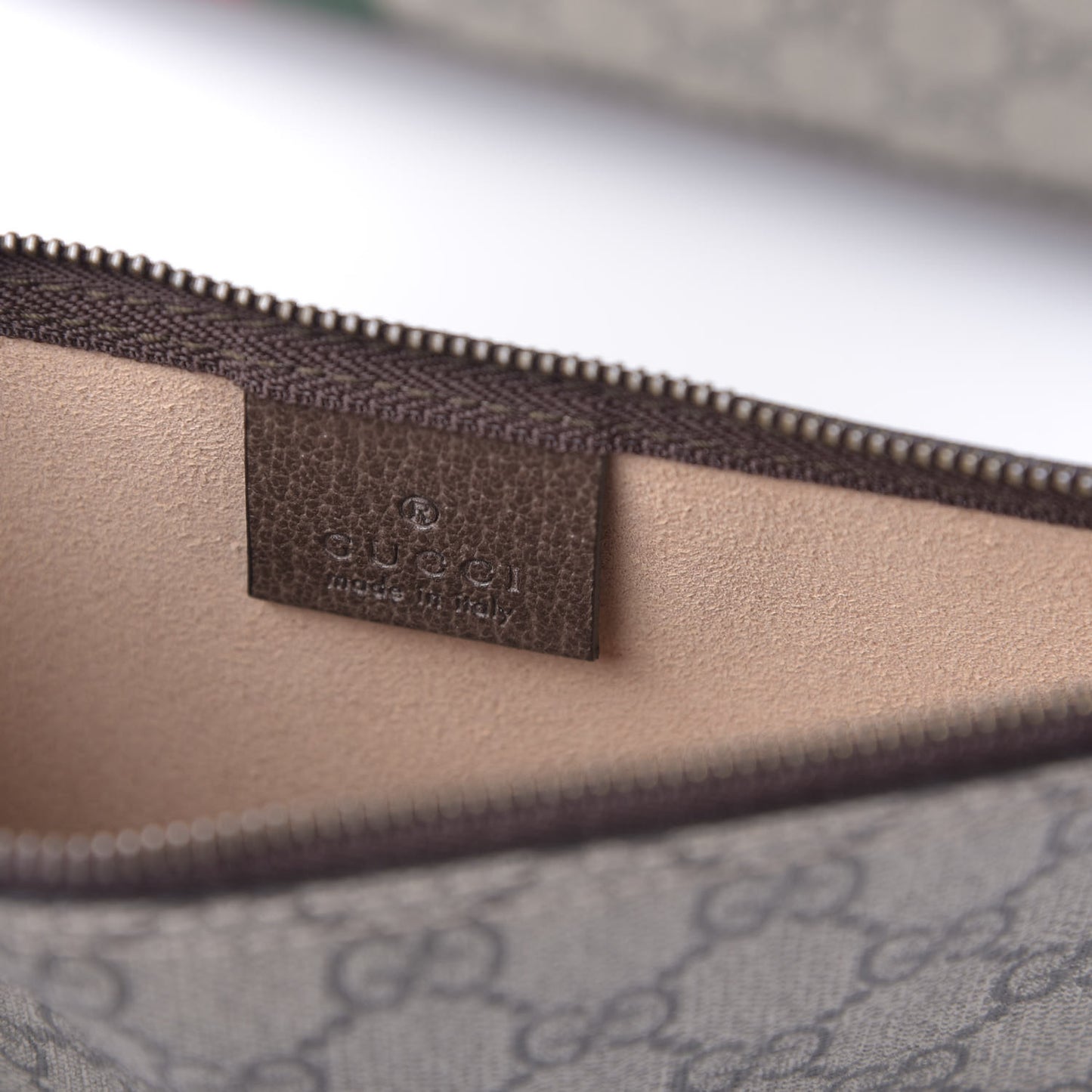 GG Supreme Monogram Web Large Ophidia Tote Brown