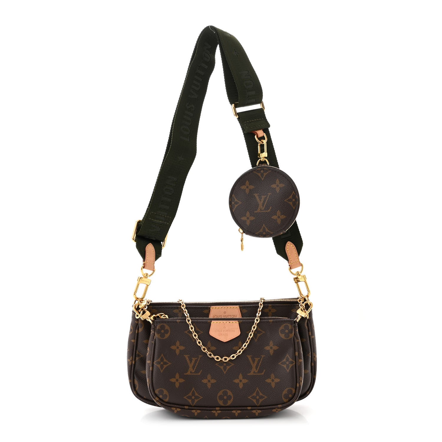 Louis Vuitton Monogram Multi Pochette Accessories Kaki 1 of 10
