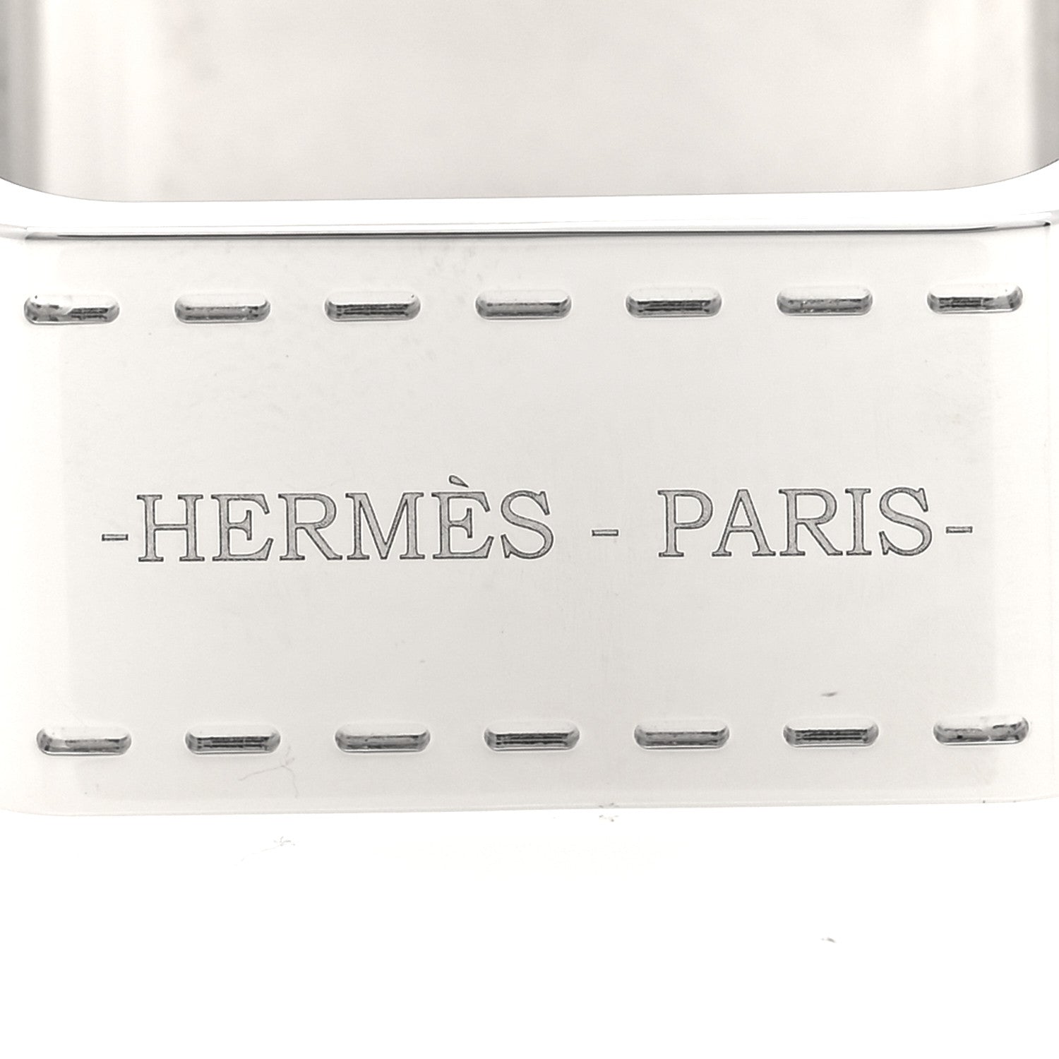 Hermes Palladium Bolduc Scarf Ring 3 of 4