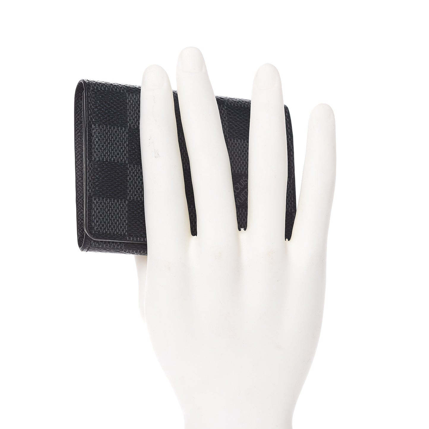 Damier Graphite Enveloppe Carte De Visite