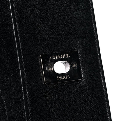 Chanel Sheepskin Quilted Vintage Mademoiselle Flap Black 7 of 14