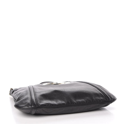 Gucci Calfskin Medium Britt Hobo Black 4 of 10