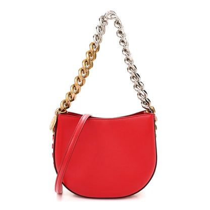 Stella McCartney Eco Alter Nappa Medium Frayme Shoulder Bag Red 1 of 11