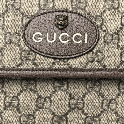 Gucci GG Supreme Monogram Neo Vintage Web Belt Bag Brown 8 of 10