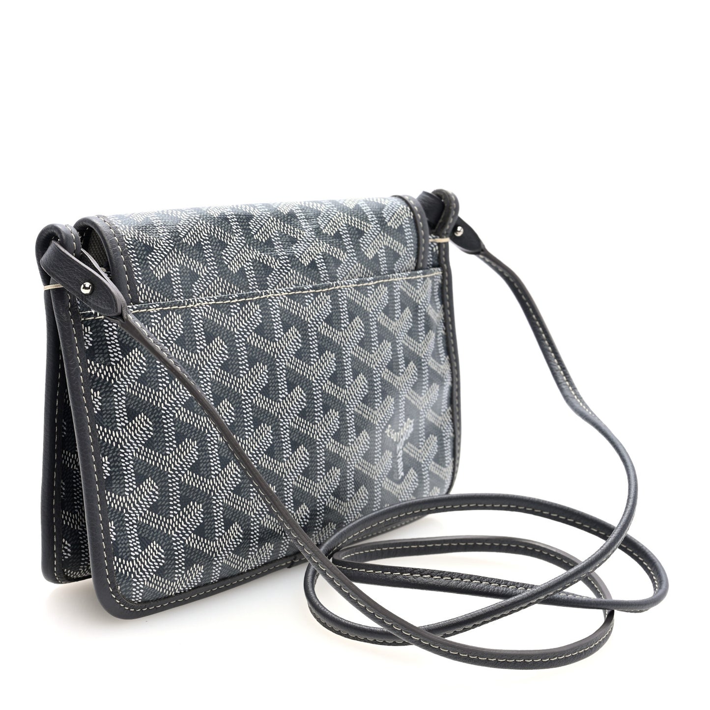 Goyardine Plumet Wallet Clutch Grey