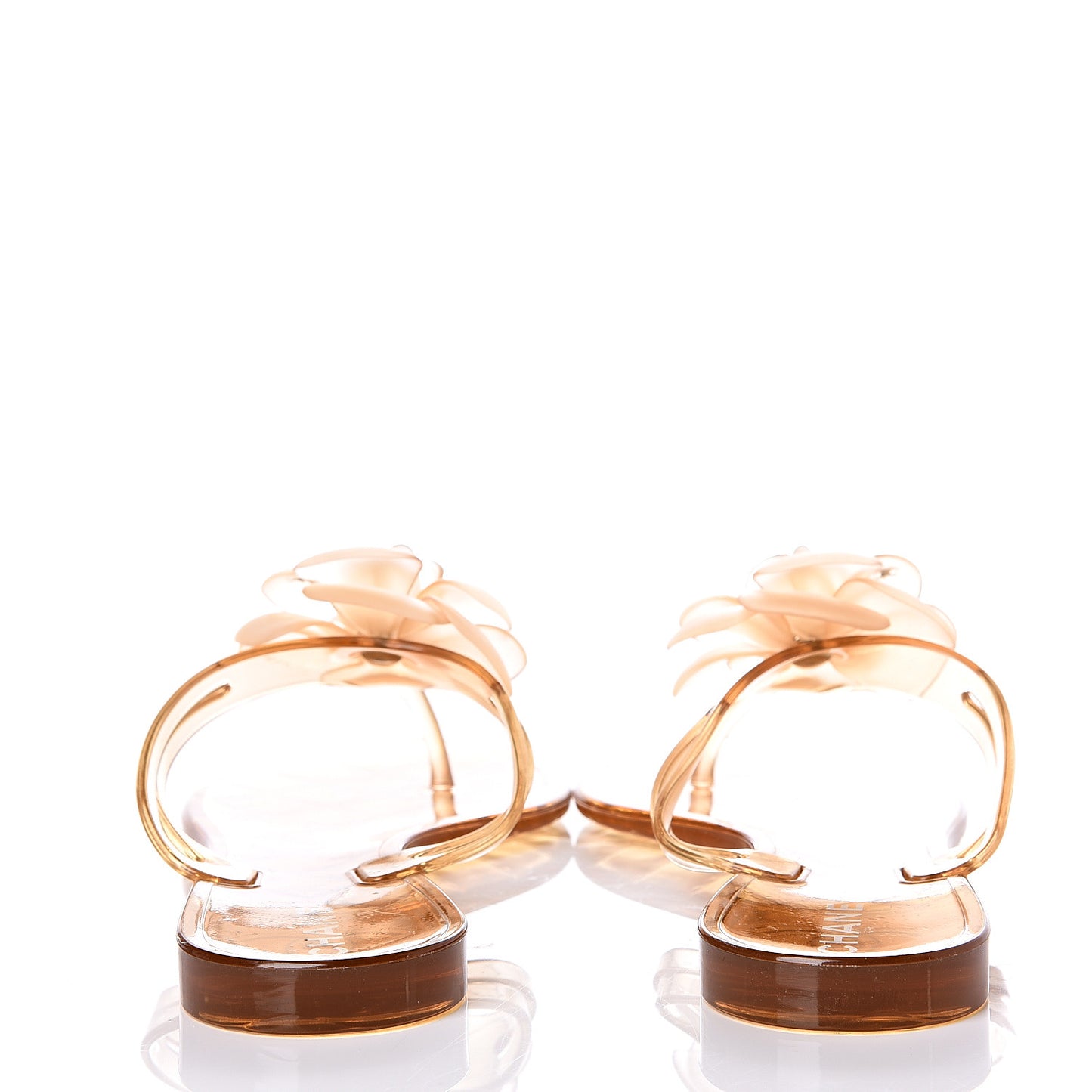 Jelly Camellia Thong Sandals 39 Rose Clair