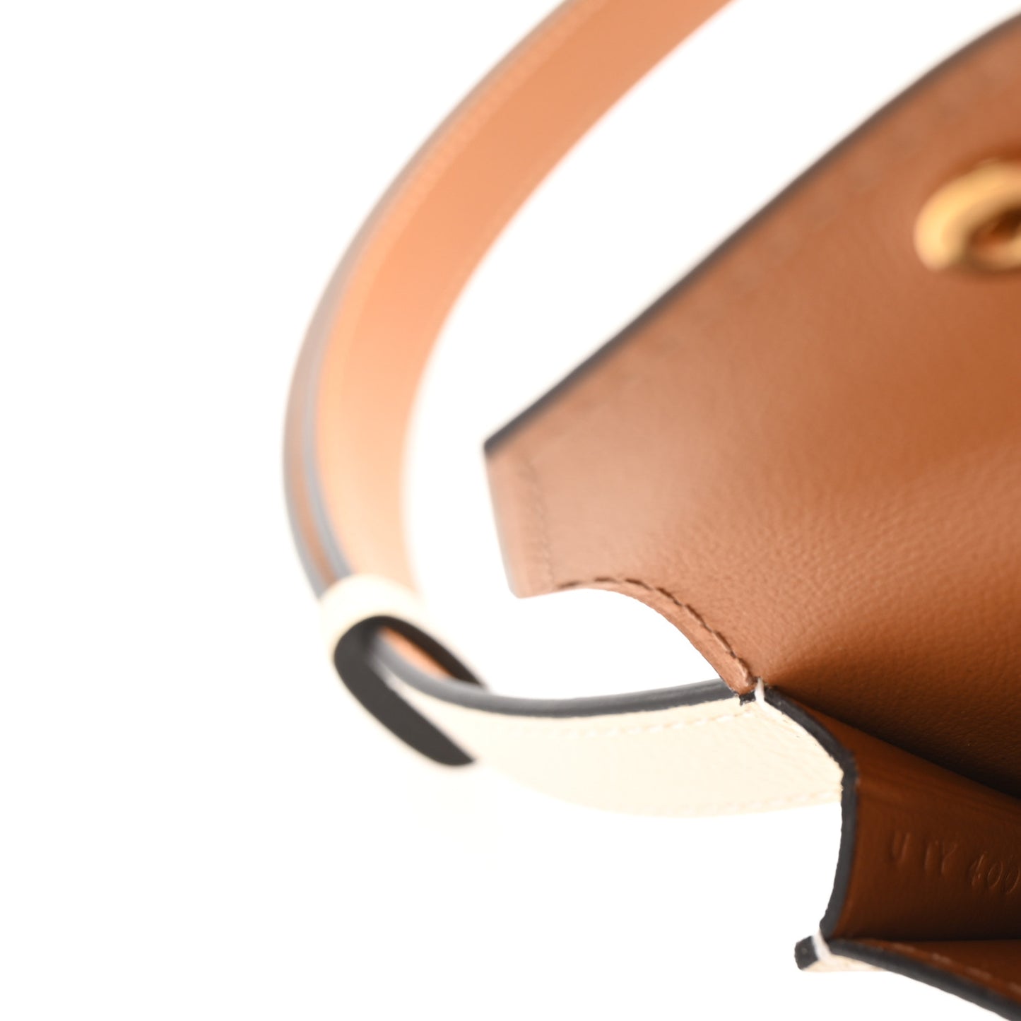 Epsom Kelly Pocket Belt Biscuit Nata