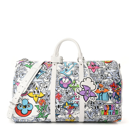 Louis Vuitton Monogram Comics Keepall Bandouliere 50 Multicolor 1 of 8