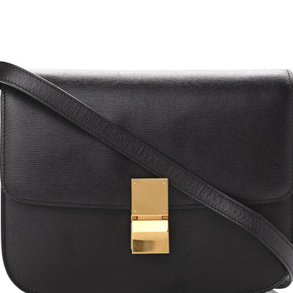 Celine Liege Calfskin Medium Classic Box Flap Bag Espresso 9 of 11