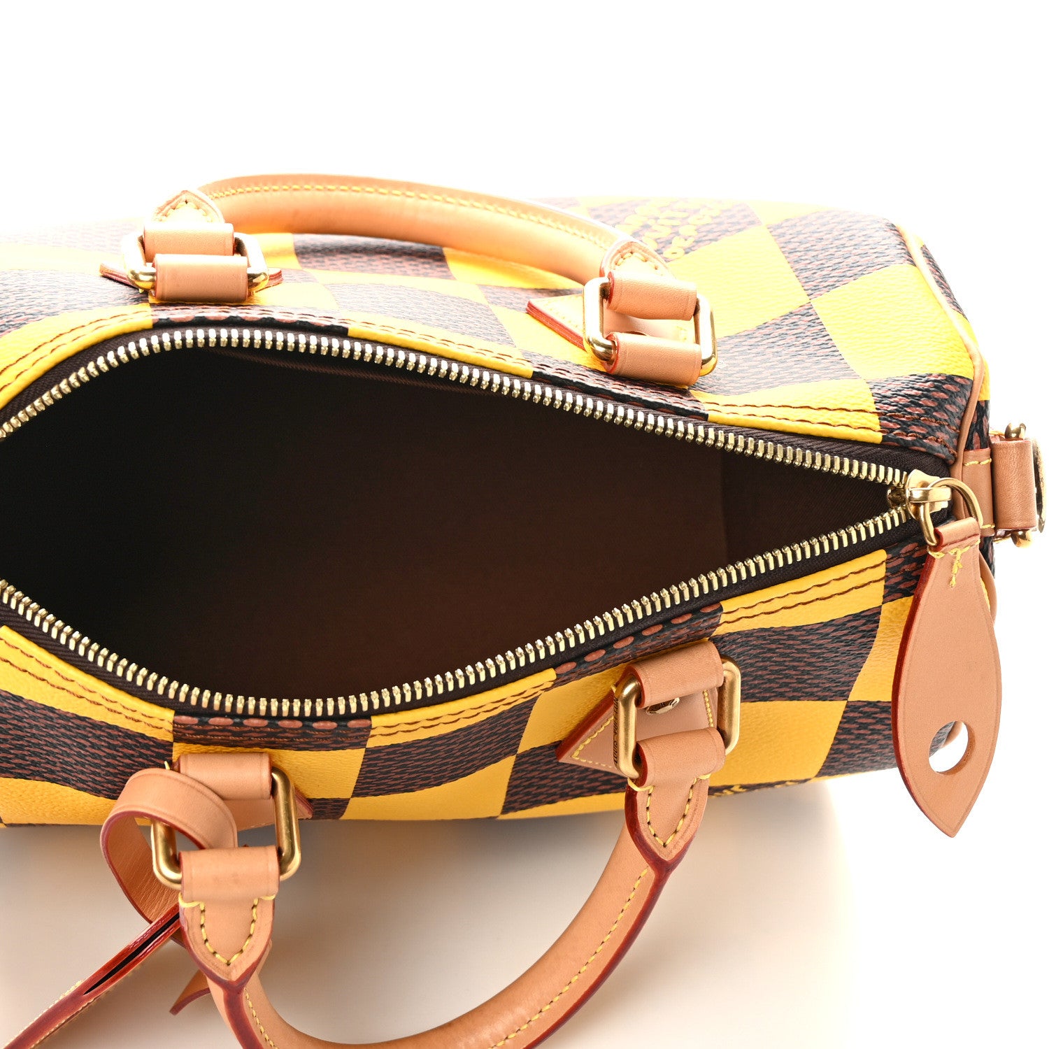 Louis Vuitton LOUIS VUITTON Damier Pop Speedy Bandouliere 25 Jaune Mat 5 of 8