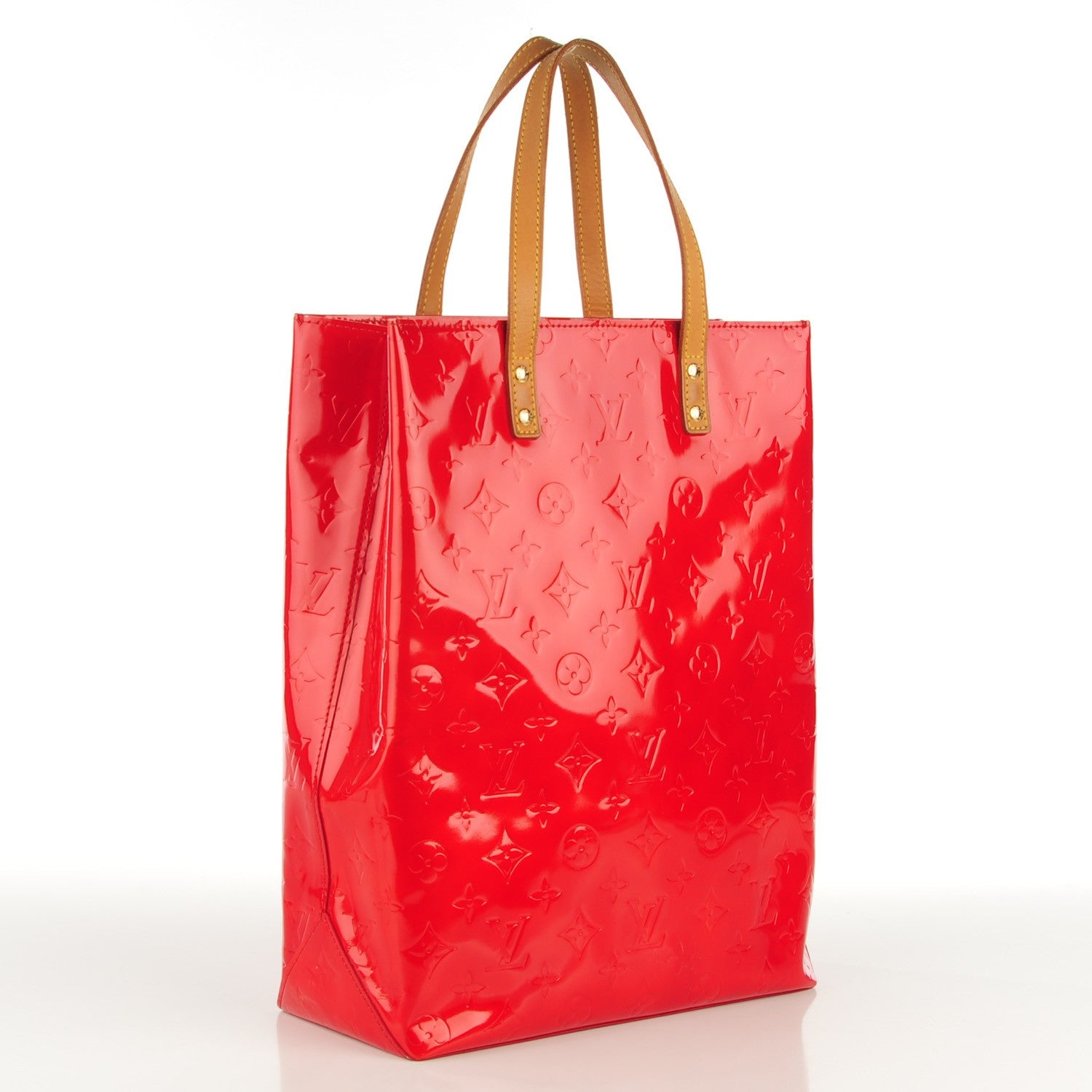 Louis Vuitton Vernis Reade MM Rouge 3 of 16