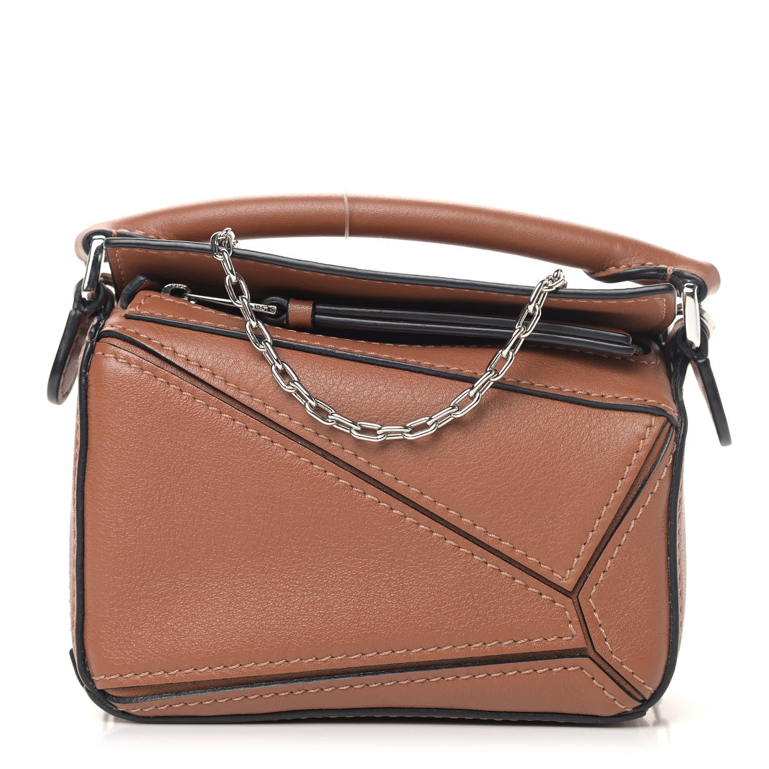 Loewe Calfskin Nano Puzzle Bag Tan 1 of 4