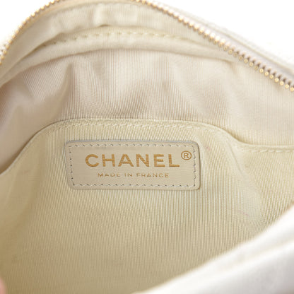 Chanel Caviar Quilted CC Day Camera Case White 6 of 10
