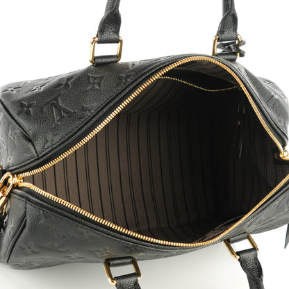 Louis Vuitton Empreinte Speedy Bandouliere 30 Black 5 of 7