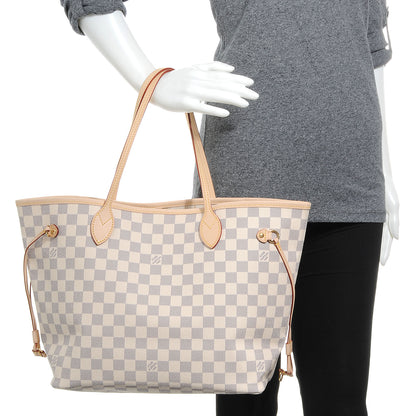 Louis Vuitton Damier Azur Neverfull MM 2 of 7